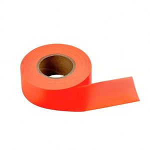 Ruban de signalisation hivernal pour arbres, rose fluorescent, orange néon, -40 degrés, 150' x 1-3/16" x 5 mil, pour zones polaires extrêmes - Product Image 1