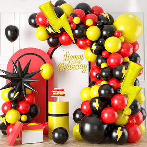 Guirlande d'<span class=keywords><strong>arche</strong></span> de ballons vert, orange, marron et blanc pour décorations de fête sur le thème de la forêt et de la jungle, anniversaire, baby shower, mariage - Product Image 6