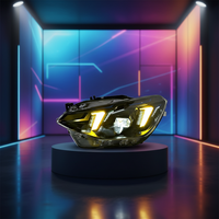 Phare LED de style Elite Tusk pour BMW Série 1 F20 2012-2014, mise à niveau avec DRL matriciel et module de clignotants séquentiels