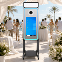 Photomaton portable Magic Mirror avec valise de transport pour mariage et fête