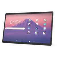 Panel táctil óptico montado en la pared sin espacio de aire 24 pulgadas PoE Android pantalla táctil NFC Tablet PC con Android 14