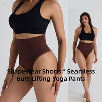 Pantalon de yoga taille mi-haute uni, résistant à l'usure, sans couture, sculptant la taille, effet ventre plat et rehausseur de hanches, grande taille, haute élasticité, pour fitness et entraînement