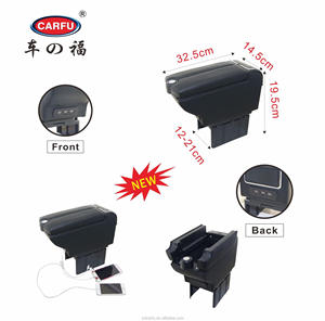 CARFU Hot Sale Car Interior Accessories Universal With 6 USB Car Armrest Box AC-469 - Product Image 2