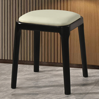 Chaises de salle à manger en bois massif, style nordique minimaliste, luxe moderne, 2, 4, 6, 8, 10 places, pour intérieur, cuisine, hôtel, design empilable en cuir