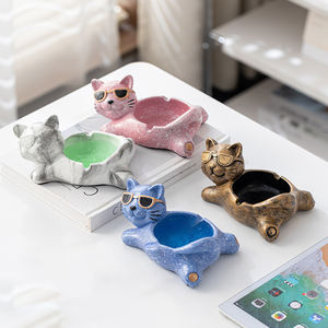 Posacenere a forma di <span class=keywords><strong>gatto</strong></span> creativo personalizzato in ceramica all'ingrosso unico per <span class=keywords><strong>il</strong></span> fumo - Product Image 1