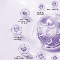 Sérum Lotion Visage Bio Anti-rides Éclaircissant Anti-taches à la Niacinamide et aux Peptides pour Femme