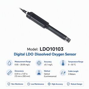 Sensor de Oxígeno Disuelto Digital LDO10103 con Cable, Sonda Inteligente de OD sin Membrana para Monitoreo en Laboratorio - Product Image 1