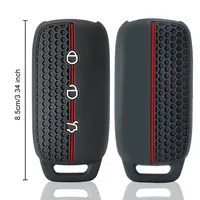 Coque de protection en silicone à 3 boutons pour clé de voiture Geely Galaxy L7 2023 L6 MAX 1.5T Plus AIR PRO avec porte-clés
