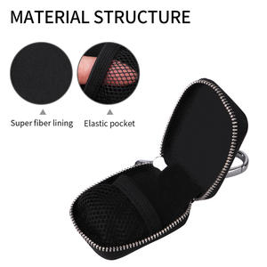 Funda Protectora de Cuero PU para <span class=keywords><strong>Airpods</strong></span>, Funda Universal para Auriculares, Accesorios, Carcasa con Llavero para <span class=keywords><strong>Samsung</strong></span> y Redmi - Product Image 6