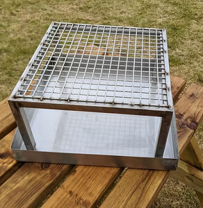 Soporte de Acero Inoxidable 304 para Calentador con Cenicero, Soporte Resistente Personalizado para Calentador de Bañera de Hidromasaje a Leña - Product Image 3