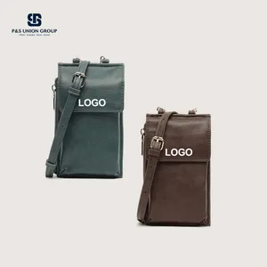 #PA0839 حقيبة الهاتف الجوال الفاخر المصنوع من الجلد الصناعي حقيبة تغطية الهاتف المحمول حقائب نسائية جلدية