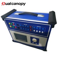 Équipement de test de protection de relais triphasé Dualcanopy, testeur de relais triphasé à prix compétitif