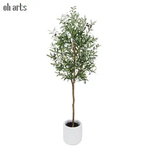 Gros Oh Arts arbre bonsaï artificiel détachable KD tronc olivier artificiel pour la décoration de jardin à la maison