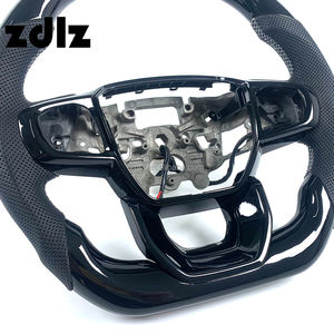 Accessoires intérieurs pour <span class=keywords><strong>Ford</strong></span> Ranger Everest Raptor <span class=keywords><strong>2023</strong></span> 2024 2025, volant en bois et fibre de carbone - Product Image 5