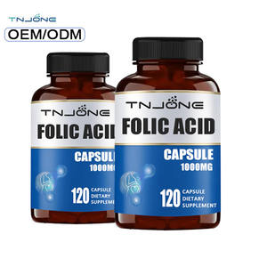 विटामिन बी 9 फोलिक एसिड पूरक बहु विटामिन कैप्सूल प्राकृतिक खाद्य ग्रेड फोलिक एसिड कैप्सूल - Product Image 1