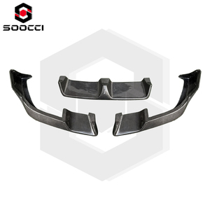 Fibre de carbone véritable Style LD F96 <span class=keywords><strong>X6M</strong></span> Style Spoiler de pare-chocs avant Splitter Diffuseur pour <span class=keywords><strong>BMW</strong></span> <span class=keywords><strong>X6M</strong></span> X6C F96 <span class=keywords><strong>2019</strong></span>+ - Product Image 2