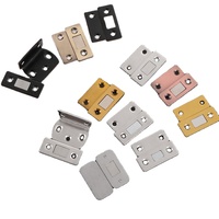 Ventouse de porte personnalisée durable en acier laminé à froid, design fin pour portes d'armoires/tiroirs