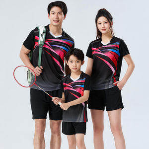 Vêtements de course personnalisés pour adultes et enfants, séchage rapide, respirants et anti-transpiration pour le badminton, le tennis de table et le volley-ball - Product Image 5