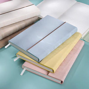 Carnet A5 Haut de Gamme Simple Personnalisable en Cuir Souple Épais pour le Bureau, les Réunions et les Enregistrements - Product Image 1