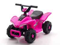 Voiture tout-terrain pour enfants à piles avec télécommande pour les enfants de 2 à 4 ans, quad en plastique, voiture à pédales