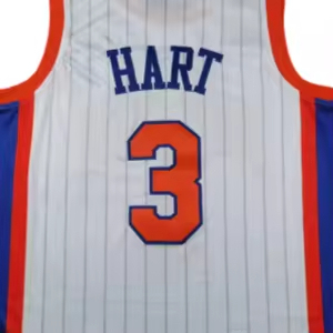 Maillot de basket des New <span class=keywords><strong>York</strong></span> Knicks en promotion # 11 Brunson # 32 communes # Maillot de basket-ball pour homme 3 Hart avec broderie cousue - Product Image 4