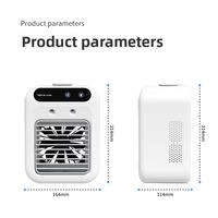 Ventilateur de refroidissement portable pour animaux de compagnie avec pulvérisation de brume, ventilateur d'air frais pour chats et chiens, rechargeable par USB, appareil de refroidissement estival