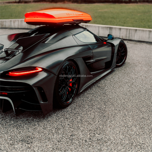 Nuevo diseño de llanta monobloque forjada en negro brillante con diseño de radios múltiples para Koenigsegg <span class=keywords><strong>Jesko</strong></span> Absolut de 20 y 21 pulgadas - Product Image 3