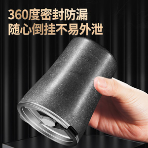 Gobelet isotherme en acier inoxydable 304 avec couvercle, tasse à café de voyage - Product Image 5