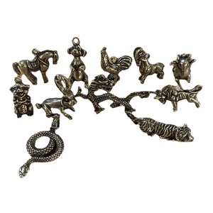 Cadeaux <span class=keywords><strong>d</strong></span>'anniversaire en laiton pur KI Tengqiao pour les douze signes du zodiaque chinois : Rat, Bœuf, Tigre, Lapin, <span class=keywords><strong>Dragon</strong></span>, Serpent, Cheval - Product Image 5