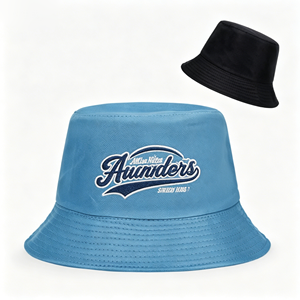 Custom High Quality Cotton Embroidery Print Logo <b>Reversible</b> <b>Bucket</b> Cap Fisherman <b>Hats</b> for Men Women - Product Image 3