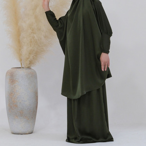 Vestido Abaya para Madre e <span class=keywords><strong>Hija</strong></span> 2024, Abaya Musulmana para Ramadán, Abaya para Niñas de Diez Años - Product Image 4