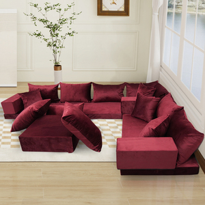 Truyền thống Arabic sàn sofa Set, majlis jalsa phong cách Ma-rốc đệm, dân tộc phòng khách vườn chỗ ngồi với tựa lưng - Product Image 4