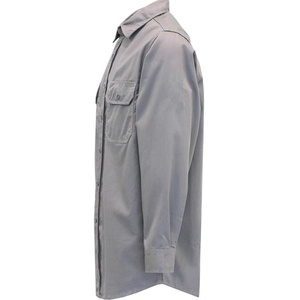 FR 세트 작업복 트울 우레아 버튼 폐쇄 난연 NFPA2112 CAT2 7.5OZ 아크 플래시 안전 남자의 루즈핏 내화성 - Product Image 3