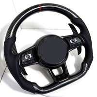 Volant en fibre de carbone à faible MOQ pour Passat B5, Golf MK4, SEAT Leon, Jetta, Superb, Polo, Skoda Octavia, Sharan – Personnalisable