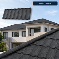 Tuiles de toiture métalliques modernes résistantes à la chaleur, revêtues de pierre, pour maisons neuves, villas, temples et rénovations au Kenya – Approvisionnement direct usine