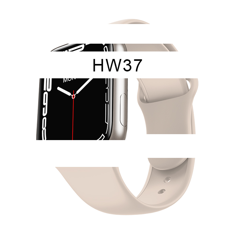 Новинка 2021, IP67 водонепроницаемые фитнес-браслеты Reloj 2022, модные часы серии HW37 7 с функцией звонка и голосовым управлением Siri