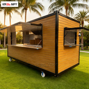 Contenedor de Envío para Cocina, Restaurante, Bar, Cafetería con Ruedas, Diseño de Cafetería Ambulante - Product Image 1