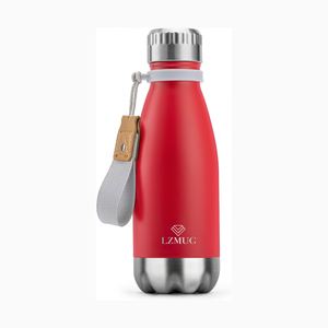 9 oz Water <b>Bottle</b> Mini Insulated Water <b>Bottle</b> for Kids School Stainless <b>Steel</b> Vacuum Cola Shape Sports Flask with Carry Rope - Product Image 3