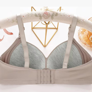 Underwear Factory Direct Sales Large Size Simple, Breathable, Comfortable Daily Women's <b>Bra</b>, <b>Thin</b> Cup Smooth <b>Bra</b> - Product Image 3