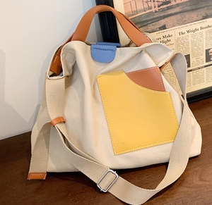 Nouveau sac fourre-tout en toile de haute qualité et résistant avec bandoulière réglable pour femmes, grand sac à bandoulière unique, sac bandoulière - Product Image 4