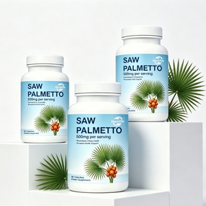 Cápsulas de Extracto de Saw Palmetto Herbal OEM al por Mayor de Fábrica, Suplementos para la Próstata para Hombres, Suplemento Dietético, Cápsulas de Saw Palmetto - Product Image 3