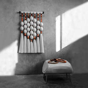 Nuevo macramé <span class=keywords><strong>circular</strong></span> respetuoso con el medio ambiente, decoración del hogar, diseños artísticos para colgar en la pared, decoración del hogar, decoración de pared para el hogar, sala de estar - Product Image 3