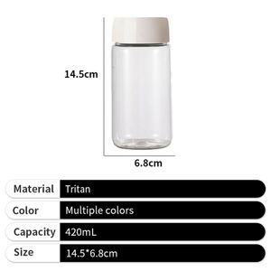 Bouteille d'eau transparente 2026 durable et résistante aux rayures pour événements promotionnels, avec logo - Product Image 3