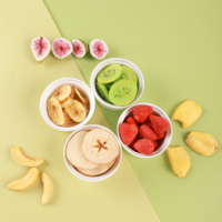 Usine en gros en vrac lyophilisé mélange de fruits mangue banane figue pomme fraise ananas miel lyophilisé fruits