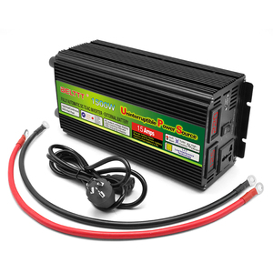 เครื่องแปลงพลังงานแสงอาทิตย์12V <span class=keywords><strong>24V</strong></span> DC เป็น110V <span class=keywords><strong>220V</strong></span> AC UPS อินเวอร์เตอร์1500W - Product Image 5