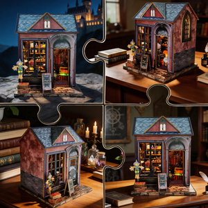 Kit de Mini Casas de Madera Y-TOP al por Mayor, Rompecabezas 3D de Madera Dark House, Casa en Miniatura DIY, Regalo de Halloween - Product Image 2