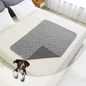 Customized Waterproof Dog Bed Cover Pet Blanket For Furniture Bed Couch Sofa Reversible
