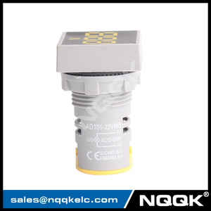 CE AD16 22mm Square mini LED indicador luz voltaje medidor <span class=keywords><strong>digital</strong></span> <span class=keywords><strong>AC</strong></span> voltímetro - Product Image 6