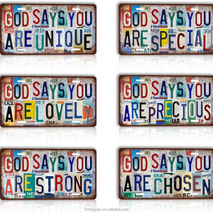 Placa de <span class=keywords><strong>Matrícula</strong></span> de <span class=keywords><strong>Coche</strong></span> de Aluminio Vintage Personalizada de Alta Calidad 2026, Placa Metálica con Número en Relieve, Decoración para <span class=keywords><strong>Coche</strong></span>, Placa Fundida a Presión - Product Image 3
