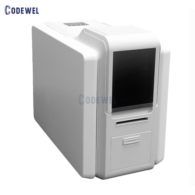 ID Card P210E P220E 300dpi YMCKO Single-Sided PVC Plastic Card Printing Student Card Printer for Fargoo